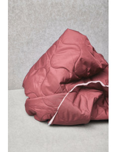 Tissu matelassé déperlant Wave - Bois de rose 2