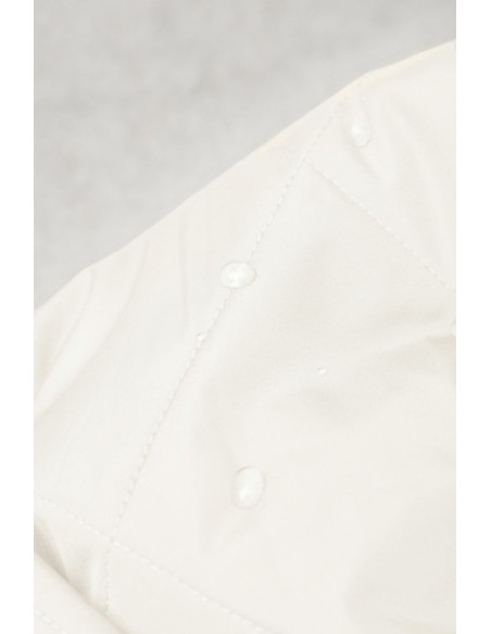 Tissu matelassé déperlant Gem - Blanc crème