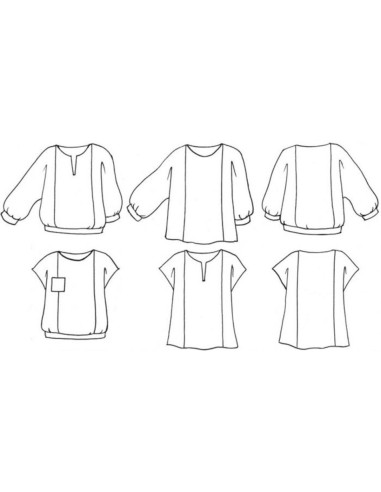 Patron de blouse Doris - Anna Rose patterns