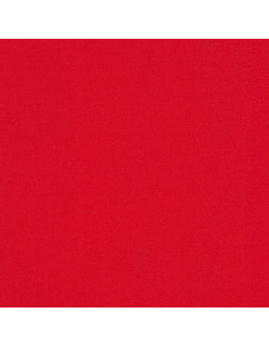 Tissu coton uni patchwork Kona - Red