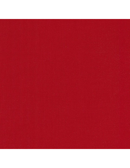 Tissu coton uni patchwork Kona - Rich Red