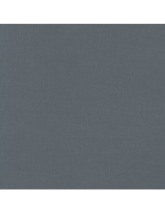 Tissu coton uni patchwork Kona - Steel