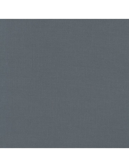 Tissu coton uni patchwork Kona - Steel