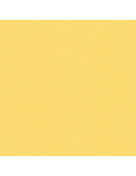 Tissu coton uni patchwork Kona - Buttercup