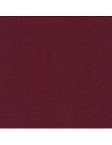 Tissu coton uni patchwork Kona - Burgundy