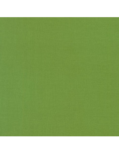 Tissu coton uni patchwork Kona - Grass Green
