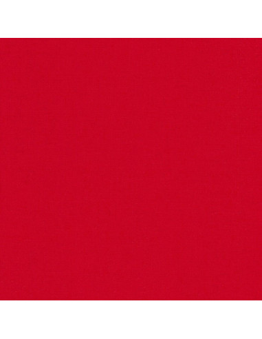 Tissu coton uni patchwork Kona - Cardinal