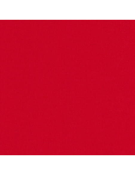 Tissu coton uni patchwork Kona - Cardinal