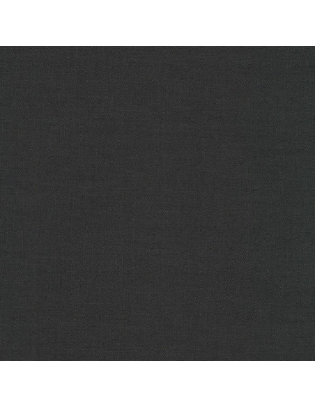 Tissu coton uni patchwork Kona - Charcoal