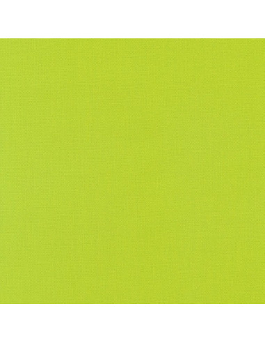 Tissu coton uni patchwork Kona - Chartreuse