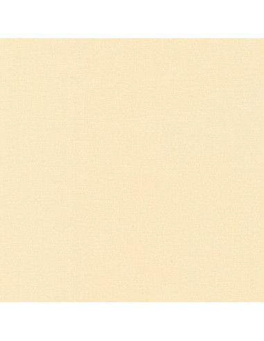 Tissu coton uni patchwork Kona - Eggshell