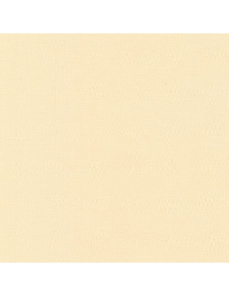 Tissu coton uni patchwork Kona - Eggshell
