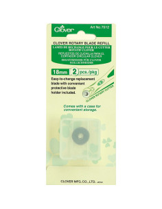 2 lames de rechange pour cutter Clover - 18 mm