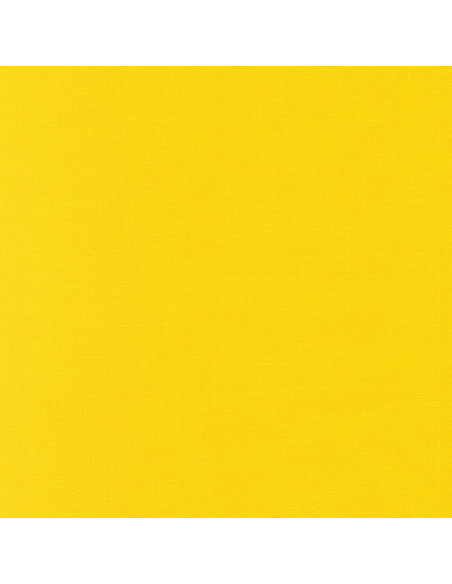 Tissu coton uni patchwork Kona - Citrus
