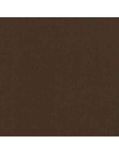 Tissu coton uni patchwork Kona - Coffee