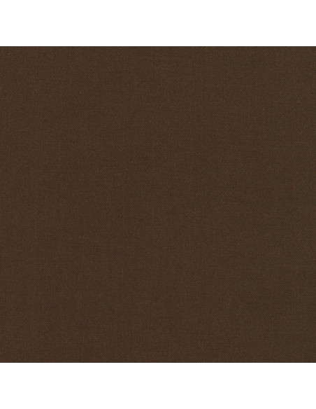 Tissu coton uni patchwork Kona - Coffee