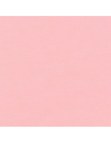 Tissu coton uni patchwork Kona - Pink