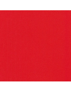 Tissu coton uni patchwork Kona - Poppy