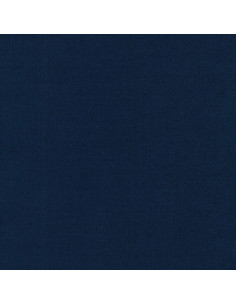 Tissu coton uni patchwork Kona - Nautical