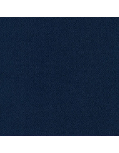 Tissu coton uni patchwork Kona - Nautical
