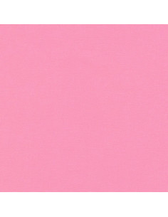 Tissu coton uni patchwork Kona - Carnation