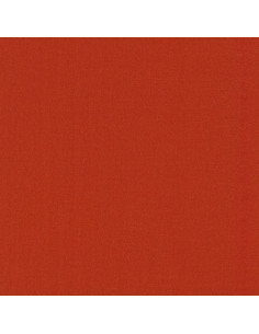 Tissu coton uni patchwork Kona - Paprika