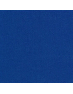 Tissu coton uni patchwork Kona - Marine