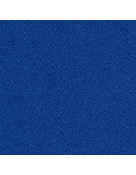 Tissu coton uni patchwork Kona - Marine