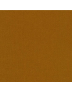 Tissu coton uni patchwork Kona - Roasted Pecan