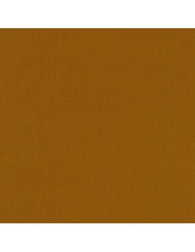 Tissu coton uni patchwork Kona - Roasted Pecan