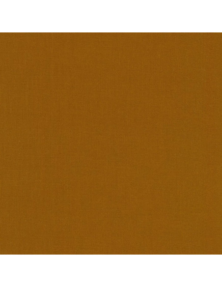 Tissu coton uni patchwork Kona - Roasted Pecan