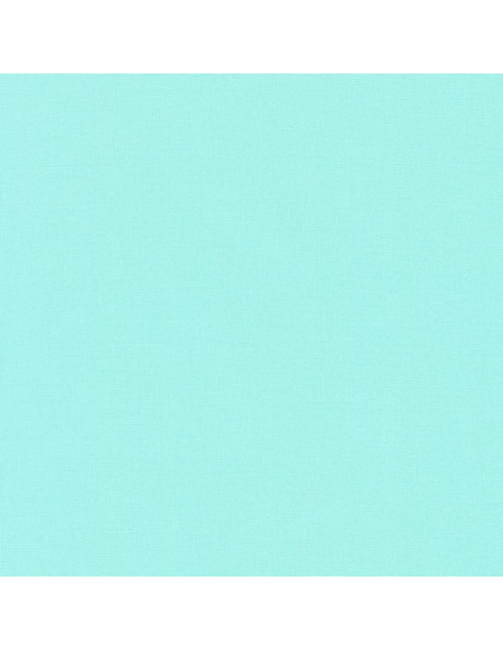Tissu coton uni patchwork Kona - Aqua
