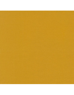 Tissu coton uni patchwork Kona - Curry