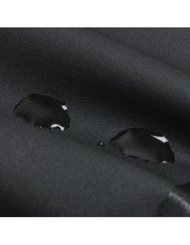 Tissu toile imperméable et ultra-résistant - Noir