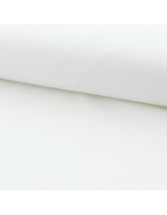 Toile de coton canvas demi-natté - Blanc