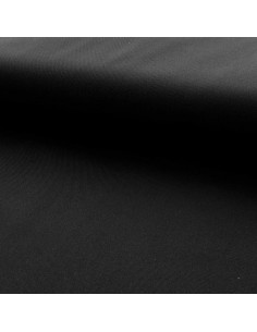 Toile de coton canvas demi-natté - Noir