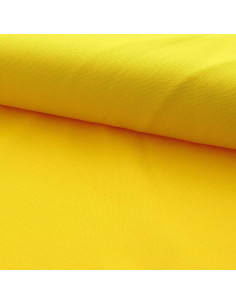 Toile de coton canvas demi-natté - Jaune