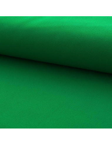 Toile de coton canvas demi-natté - Vert herbe