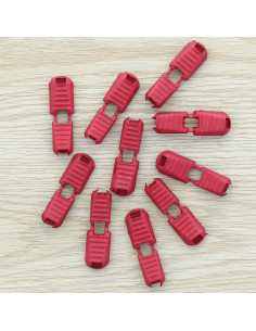 Embout de cordon pliable - Rouge