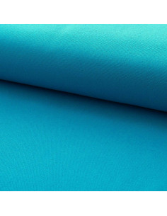 Toile de coton canvas demi-natté - Bleu turquoise