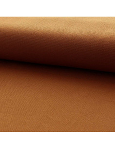 Toile de coton canvas demi-natté - Jaune ocre