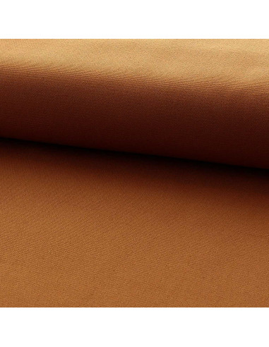 Toile de coton canvas demi-natté - Jaune ocre