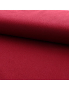 Toile de coton canvas demi-natté - Bordeaux
