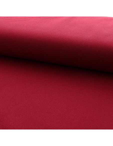 Toile de coton canvas demi-natté - Bordeaux