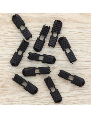 Embout de cordon pliable - Noir