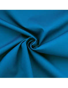 Tissu gabardine polycoton - Bleu