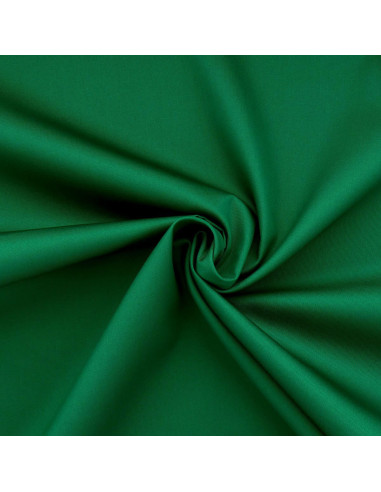 Tissu gabardine polycoton - Vert herbe