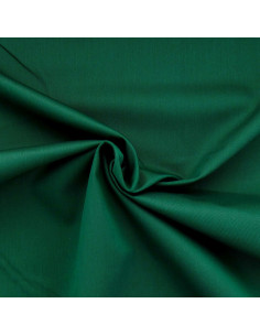 Tissu gabardine polycoton - Vert foncé