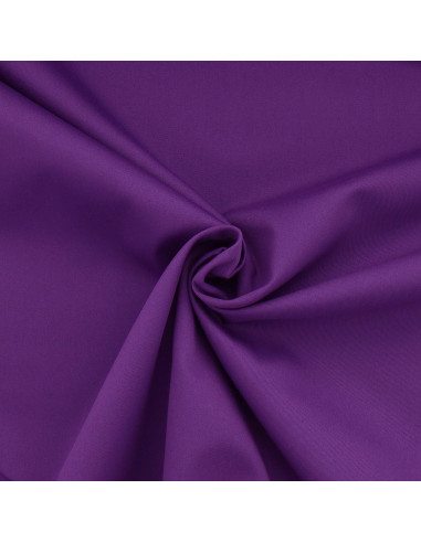 Tissu gabardine polycoton - Violet