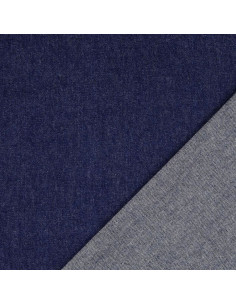 Tissu jeans coton léger - Bleu denim 2
